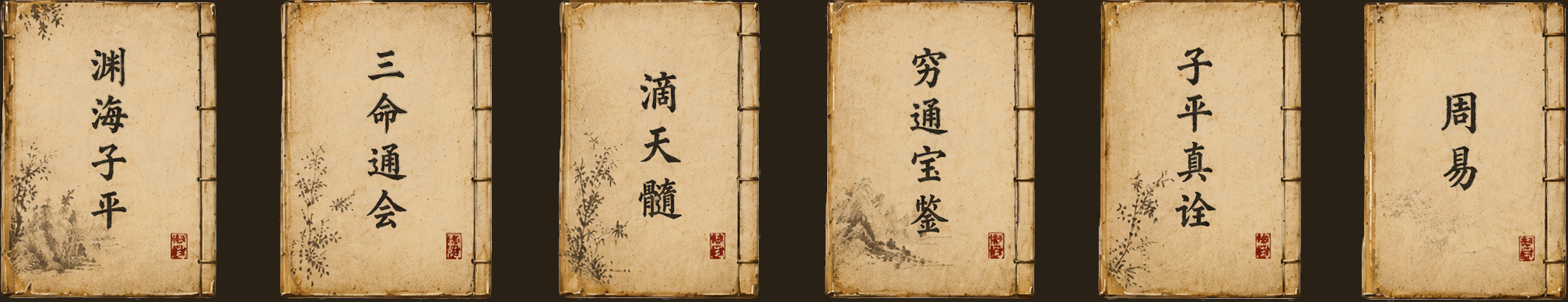 Classic Texts: Zi Ping, Di Tian Sui, I Ching, Three Lives